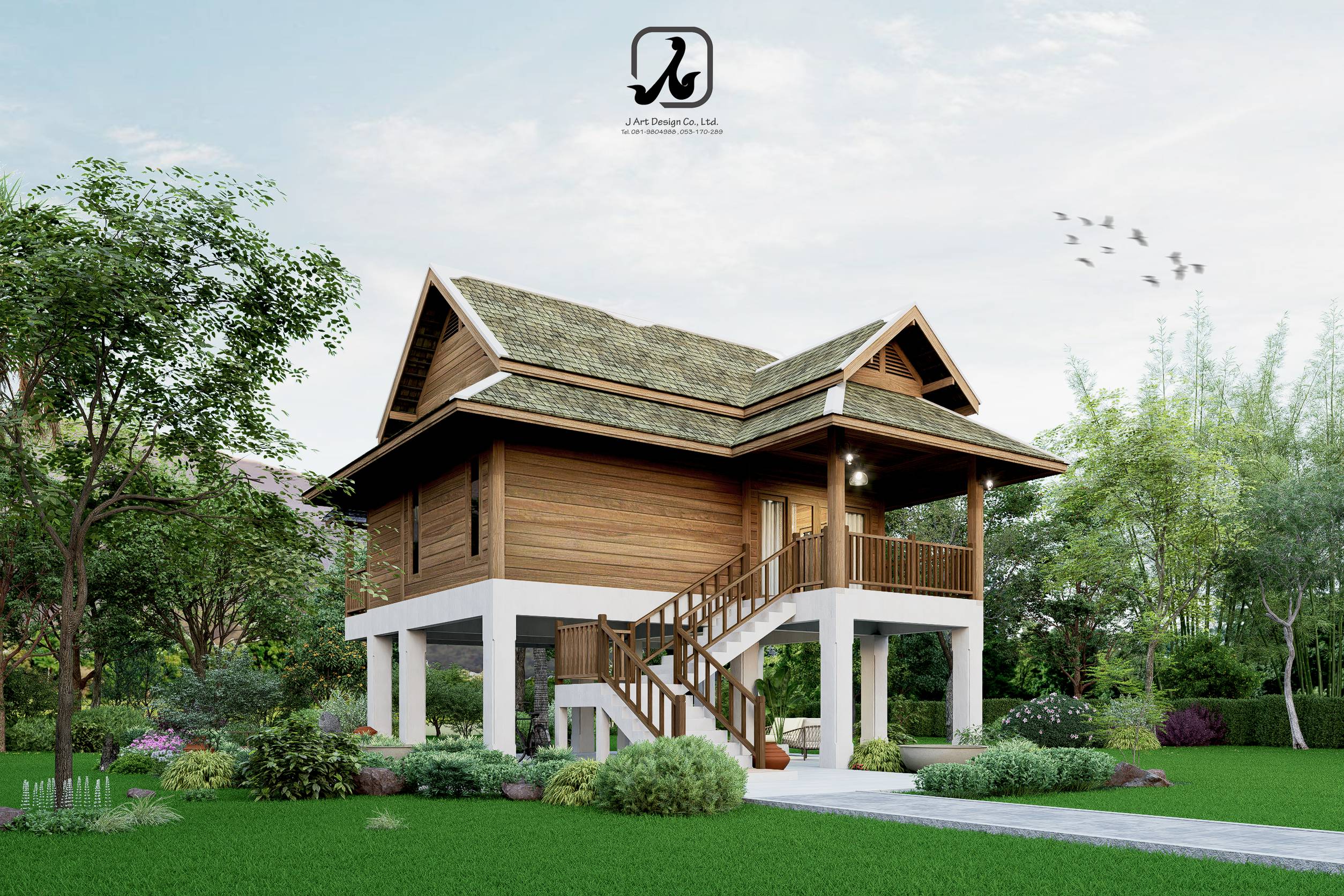 รับออกเเบบบ้าน รับสร้างบ้าน ออกเเบบตกเเต่งภายใน บริการควบวงจรทั่วไทย