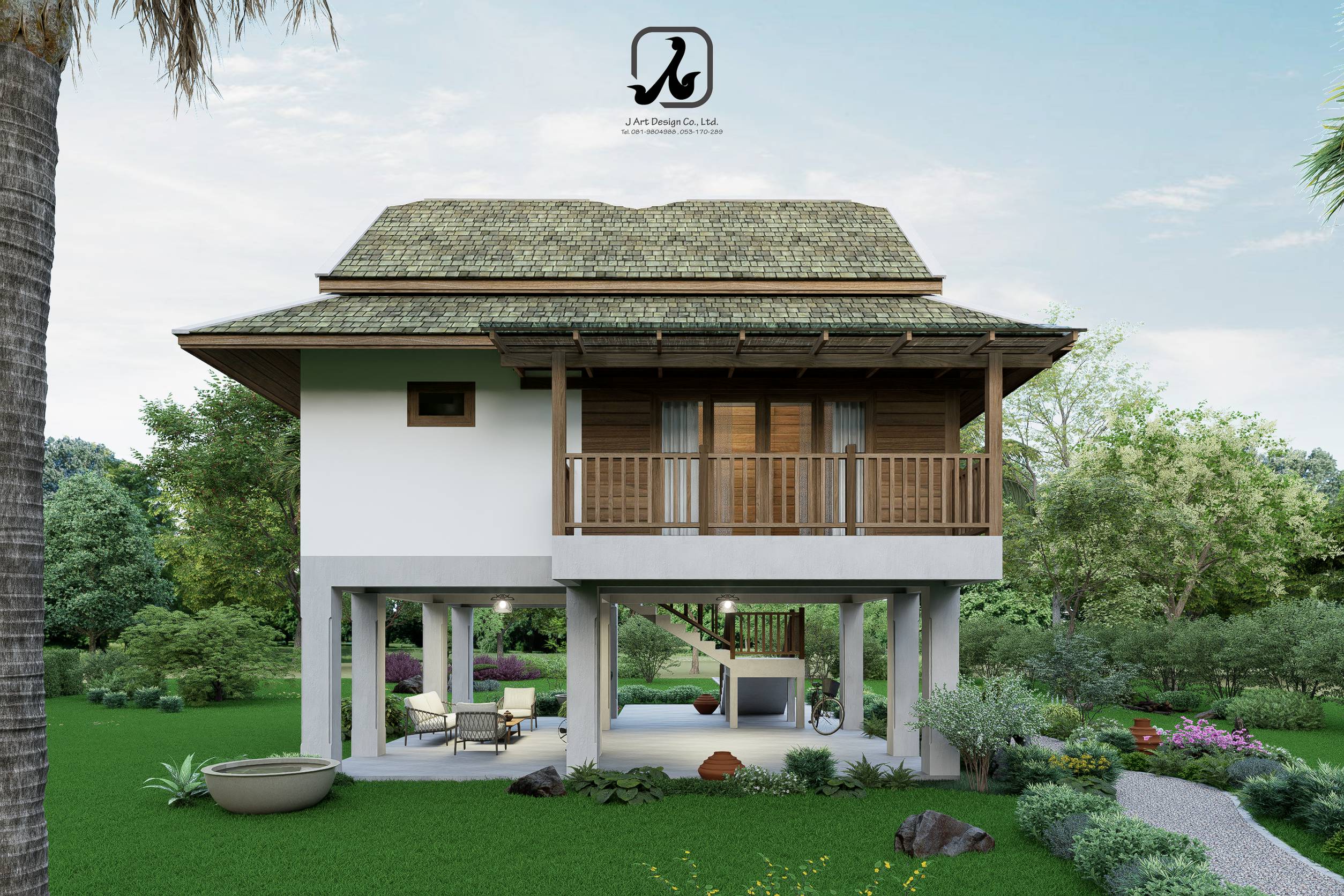 รับออกเเบบบ้าน รับสร้างบ้าน ออกเเบบตกเเต่งภายใน บริการควบวงจรทั่วไทย