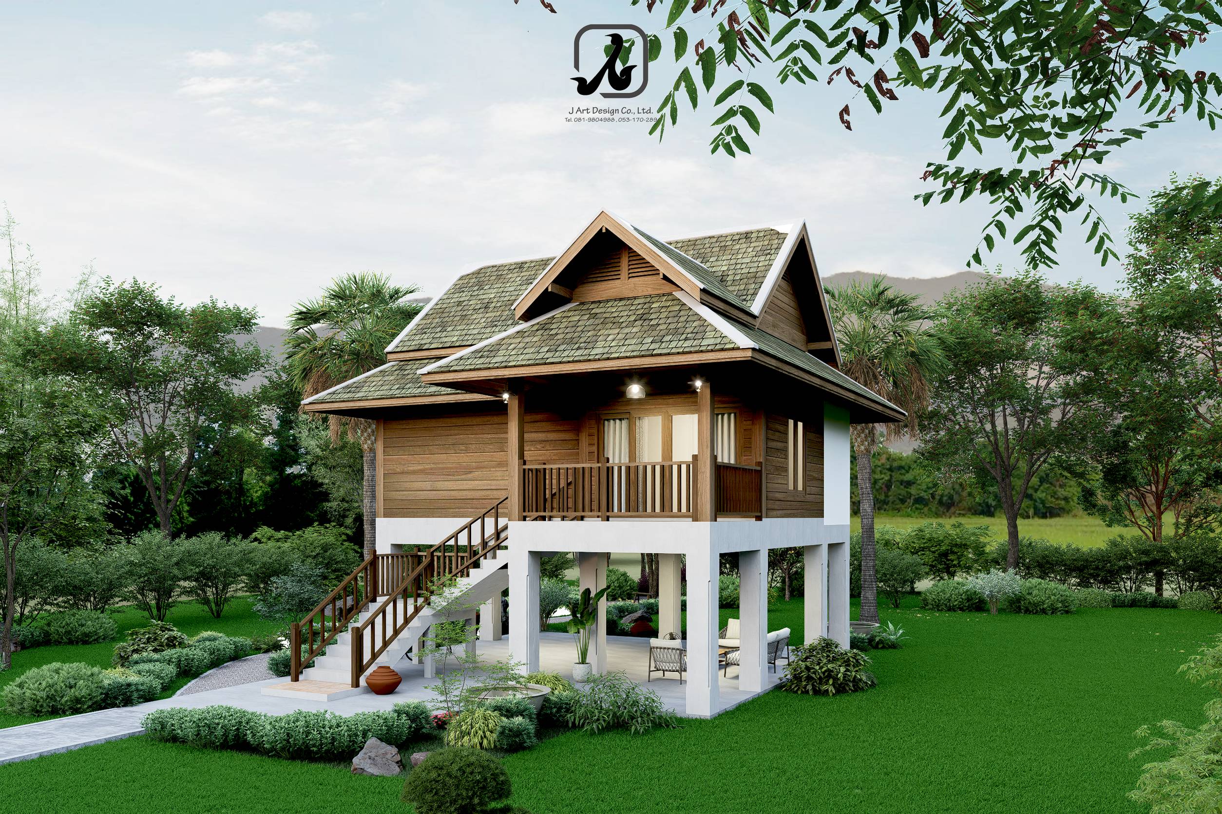 รับออกเเบบบ้าน รับสร้างบ้าน ออกเเบบตกเเต่งภายใน บริการควบวงจรทั่วไทย