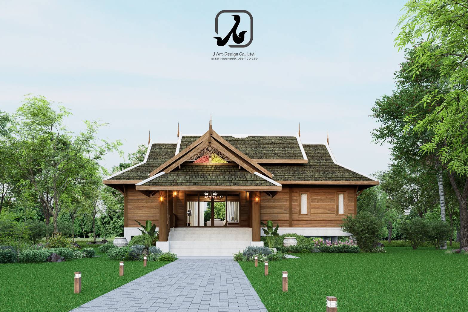 รับออกเเบบบ้าน รับสร้างบ้าน ออกเเบบตกเเต่งภายใน บริการควบวงจรทั่วไทย