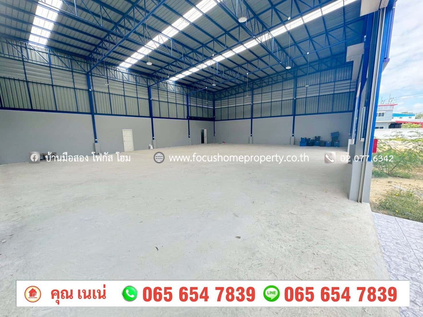 ขาย ที่ดินพร้อมโกดัง 450 ตร.ว ต.ราษฎร์นิยม ไทรน้อย