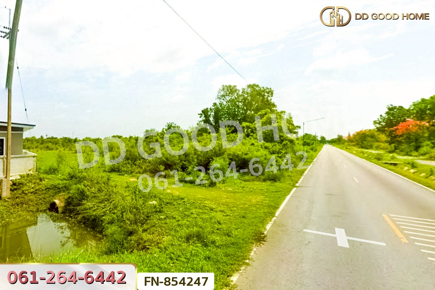 FN-854247 ที่ดินหนองดินแดง 16 ไร่ 283 ตรว. นครปฐม ใกล้วัดหนองดินแดง