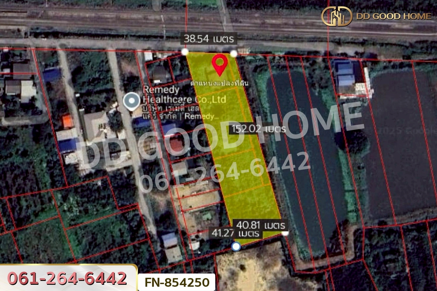 FN-854250 ที่ดินศาลาธรรมสพน์ 4 ไร่ 35 ตร.ว. ใกล้สถานีรถไฟศาลาธรรมสพน์