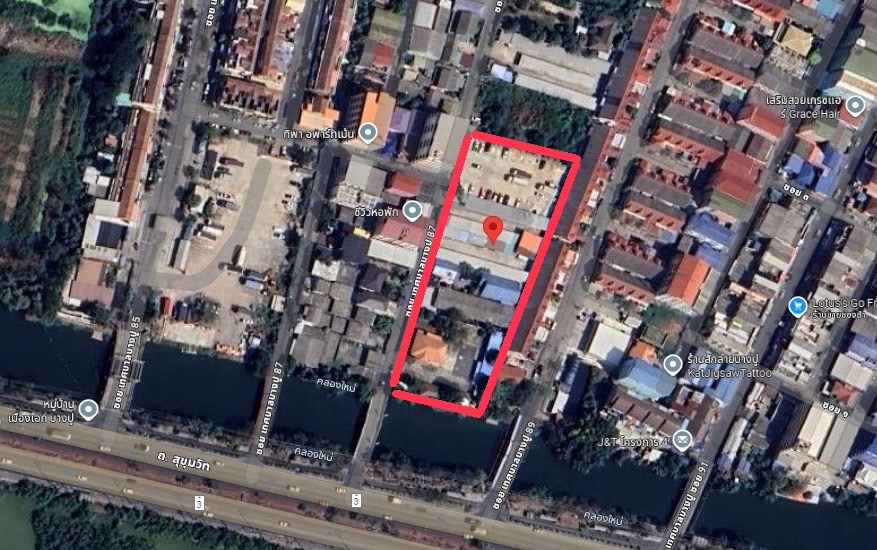 ขายที่ดินถมแล้ว ตรงข้าม สถานตากอากาศบางปู ขนาด 6 ไร่ ต.บางปูใหม่ อ.เมืองสมุทรปราการ จ.สมุทรปราการ 