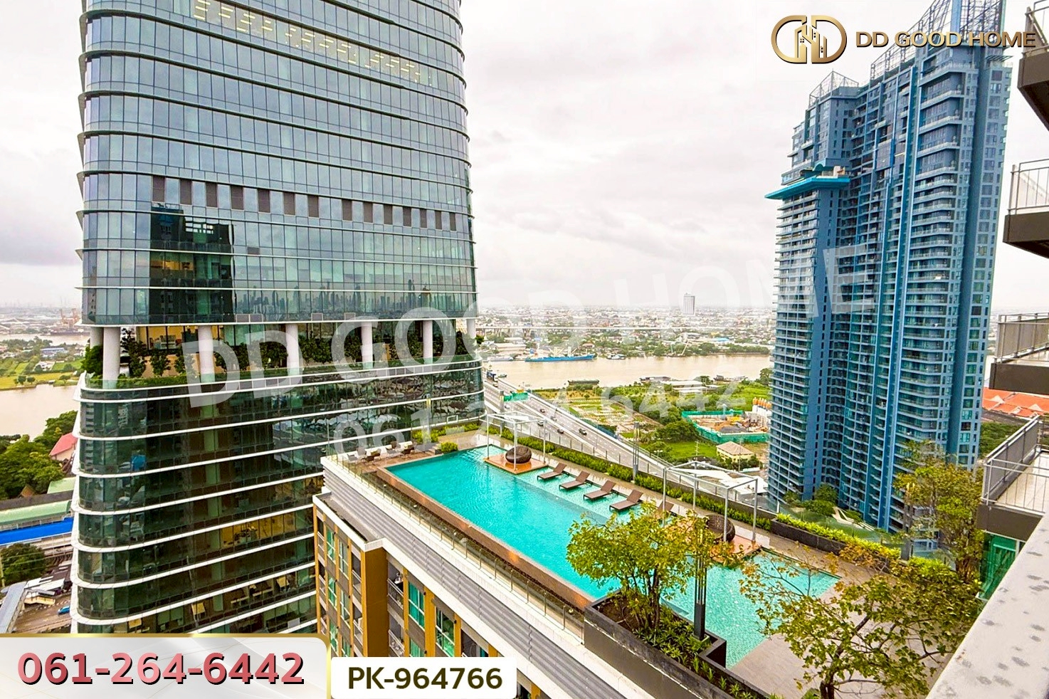 NI-964766 คอนโด ลุมพินี เพลส พระราม 3-ริเวอร์ไรน์ ใกล้ BRT สถานีวัดด่าน (B6)
