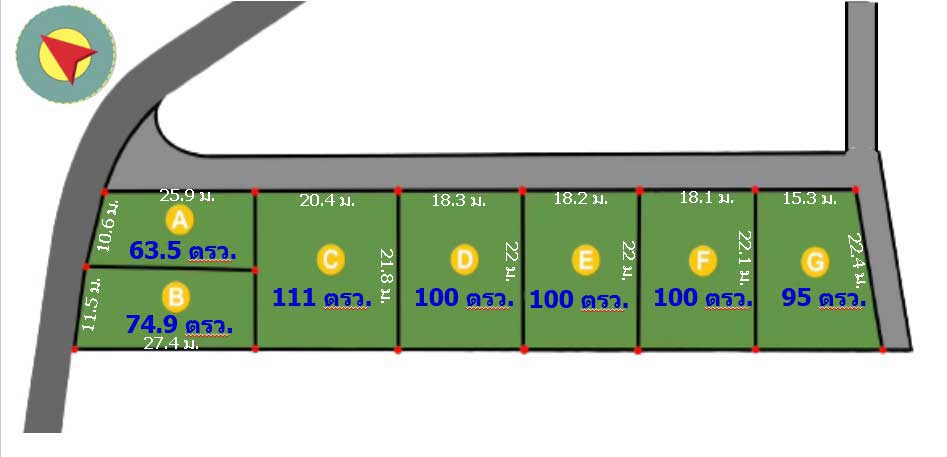 ที่ดินจัดสรรแปลงสวย นครปฐม ทำเลดีมาก น้ำไฟพร้อม แบ่งขาย 64/100/200 ตรว. เหมาะสร้างบ้านเดี่ยว โฮมออฟฟิศ เจ้าของขายเอง!! 