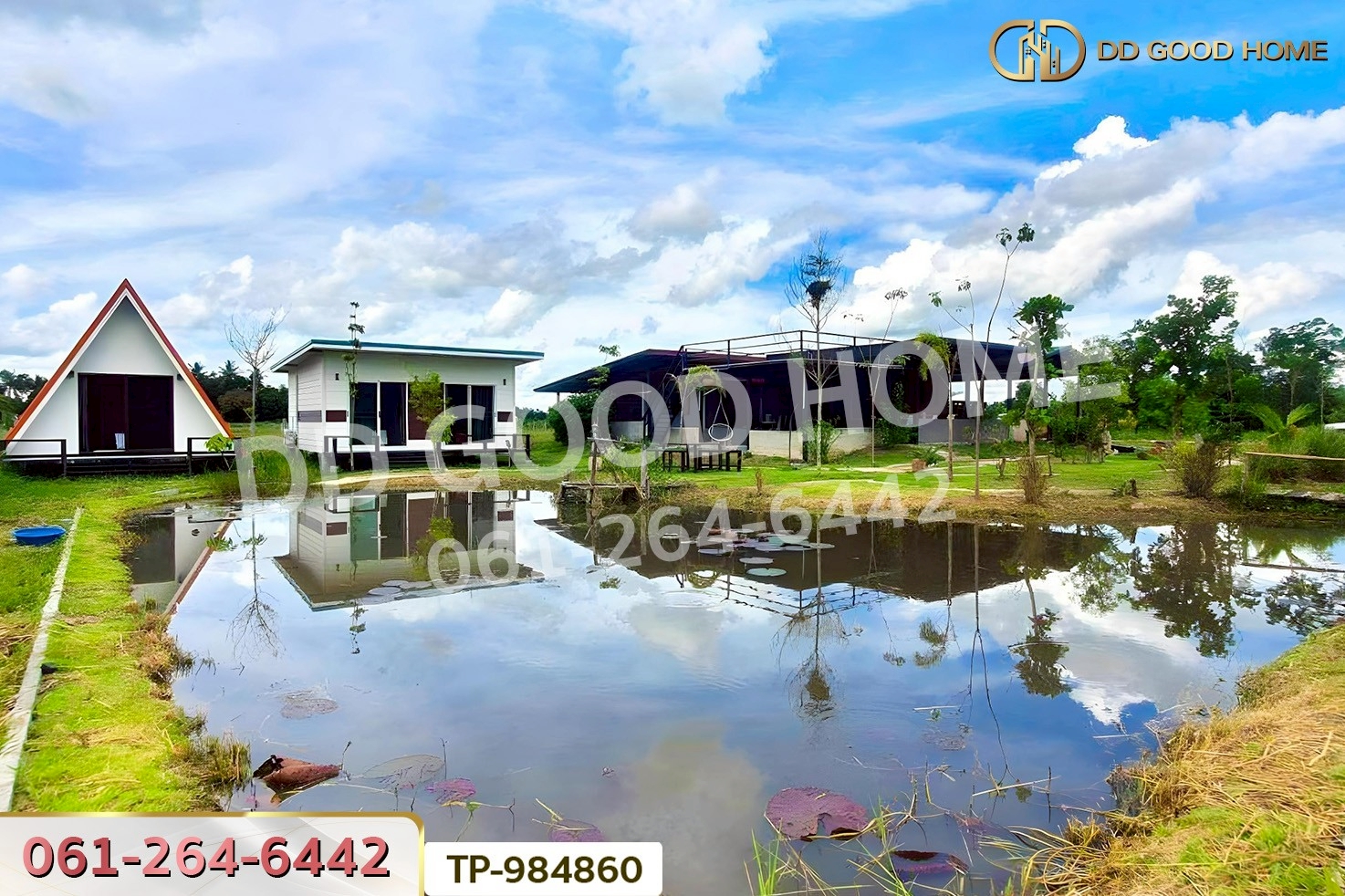NI-984860 ที่ดินพร้อมบ้านเดี่ยวหนองมะโมง 1 ไร่ (บ้านกลางนาโฮมสเตย์) ชัยนาท ใกล้โลตัส ชัยนาท