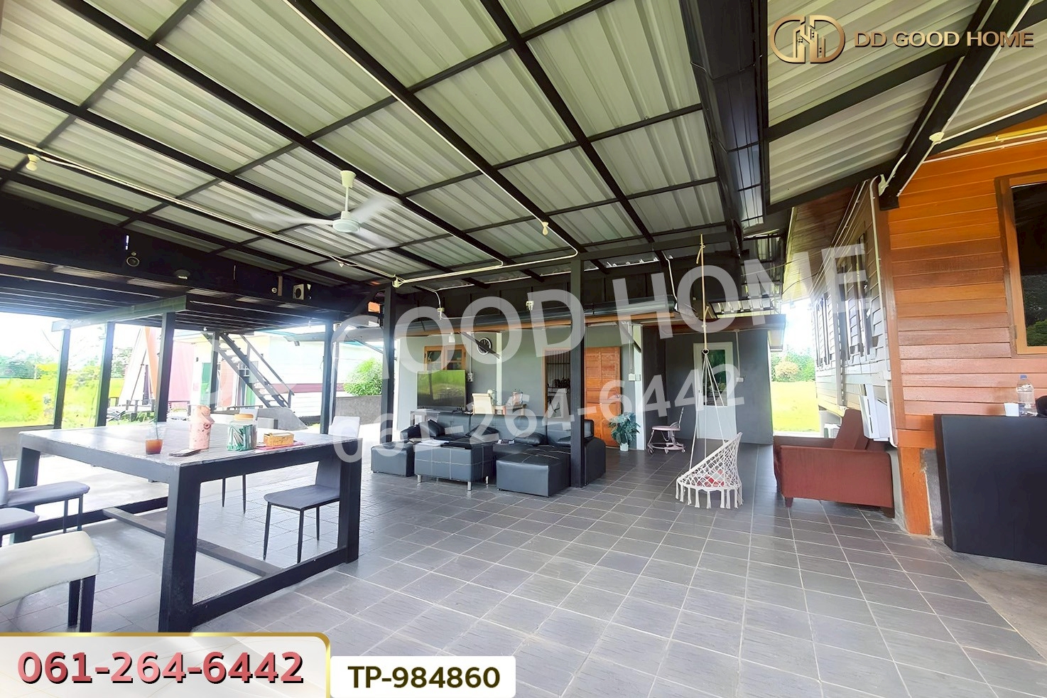 NI-984860 ที่ดินพร้อมบ้านเดี่ยวหนองมะโมง 1 ไร่ (บ้านกลางนาโฮมสเตย์) ชัยนาท ใกล้โลตัส ชัยนาท