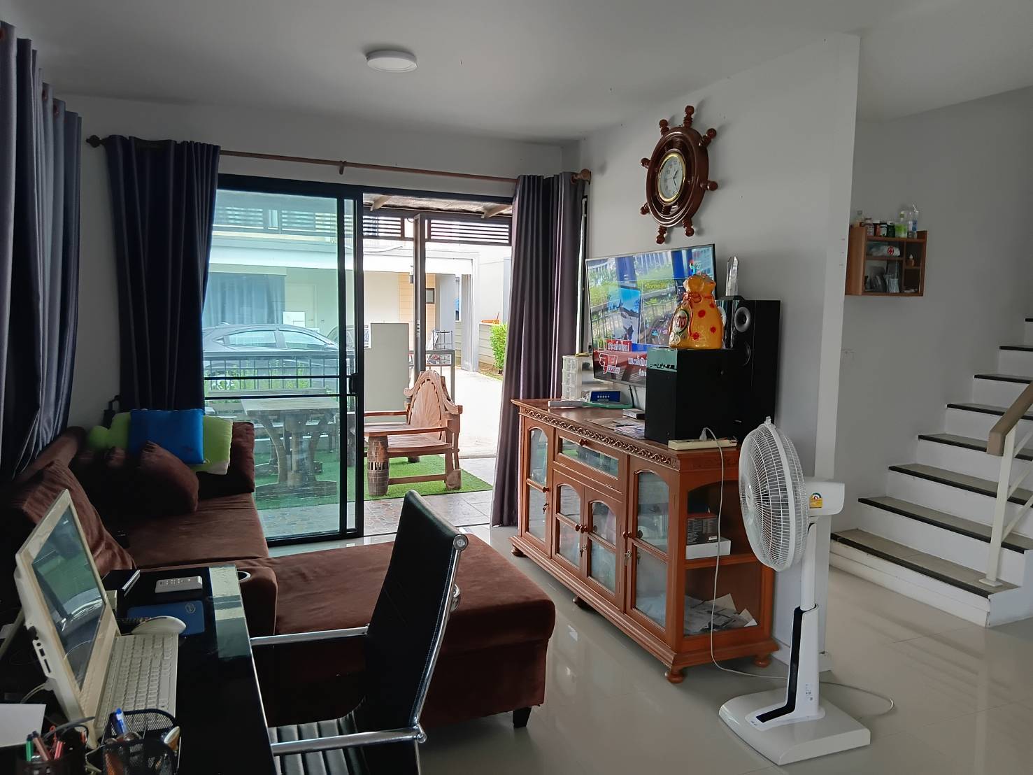 ขายบ้านแฝด (หลังเดี่ยว) 2 ชั้น สไตล์อบอุ่น พร้อมอยู่ โครงการหมู่บ้านอีโคเฮาส์ วงแหวนลำลูกกา จ.ปทุมธานี