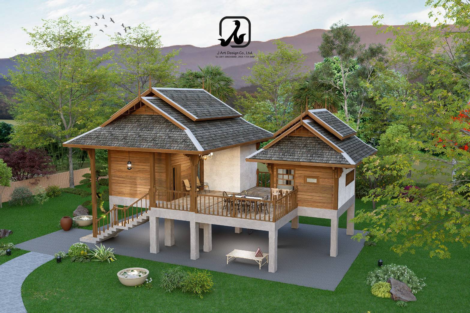 รับสร้างบ้าน ออกแบบตกแต่งภายใน บริการรับเหมาก่อสร้างบ้าน ทั่วไทย