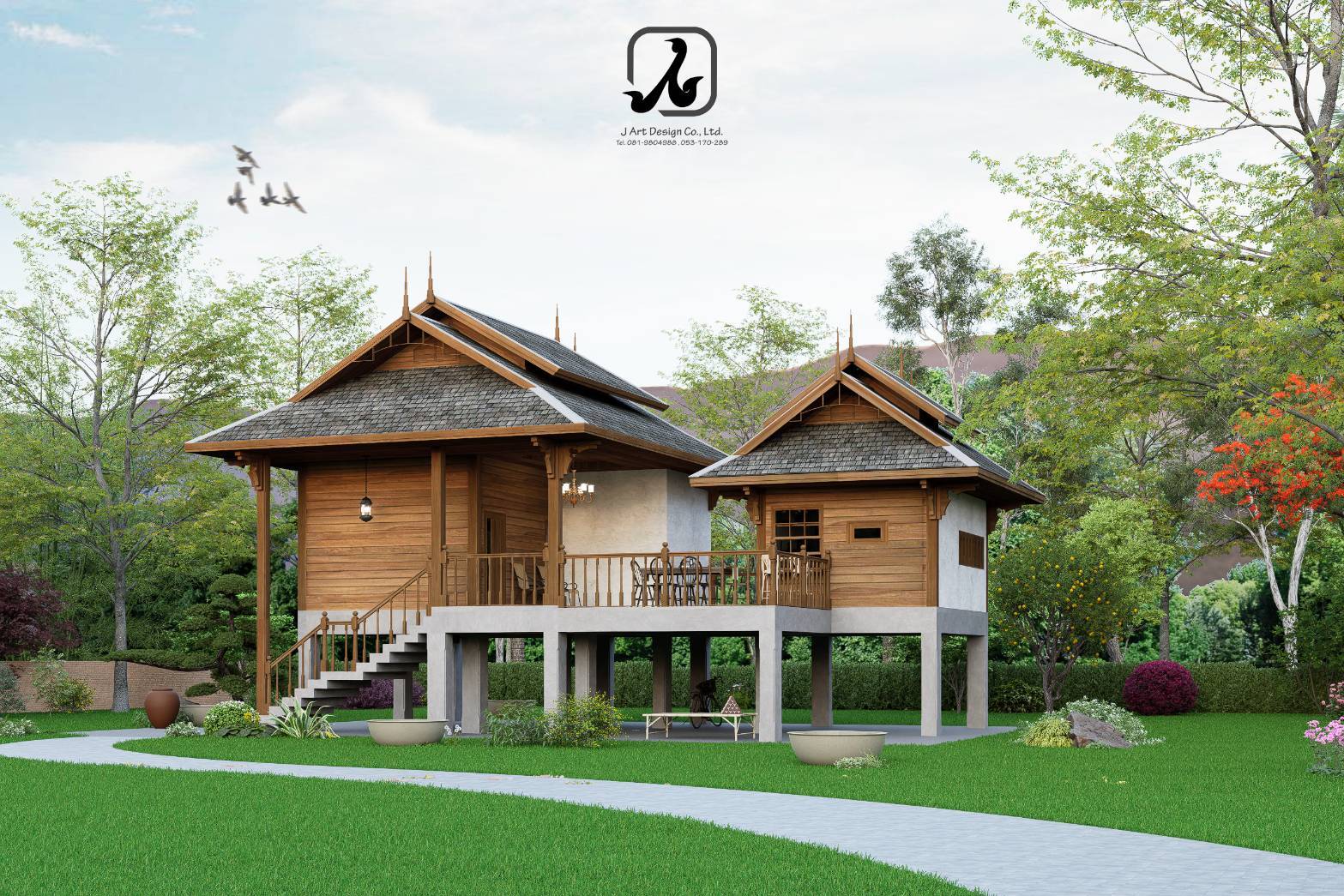 รับสร้างบ้าน ออกแบบตกแต่งภายใน บริการรับเหมาก่อสร้างบ้าน ทั่วไทย