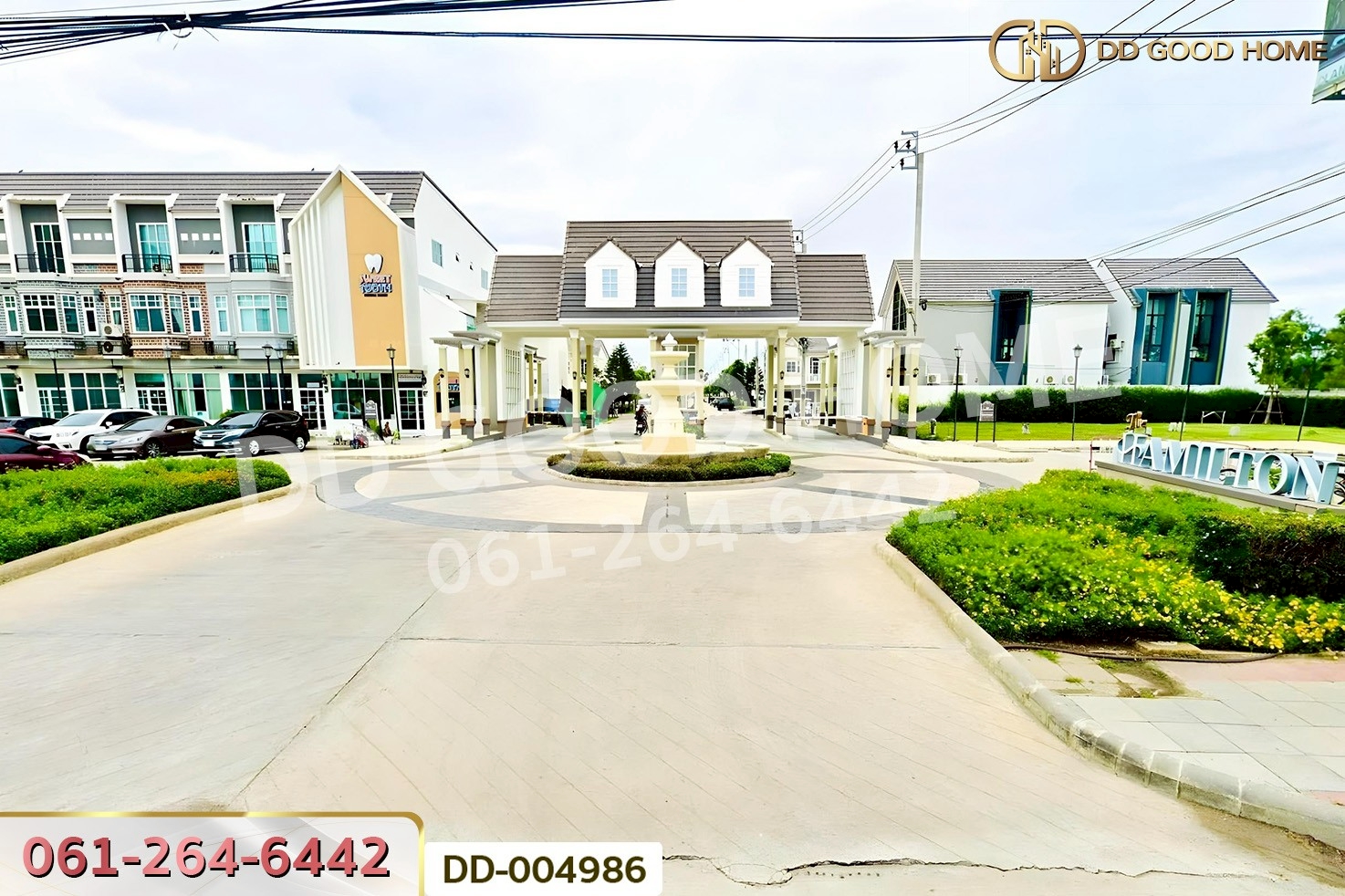 DD-004986 ทาวน์เฮ้าส์ บ้านดี เดอะ แฮมิลตัน ชัยพฤกษ์-วงแหวน นนทบุรี ใกล้เซ็นทรัลเวสต์เกต
