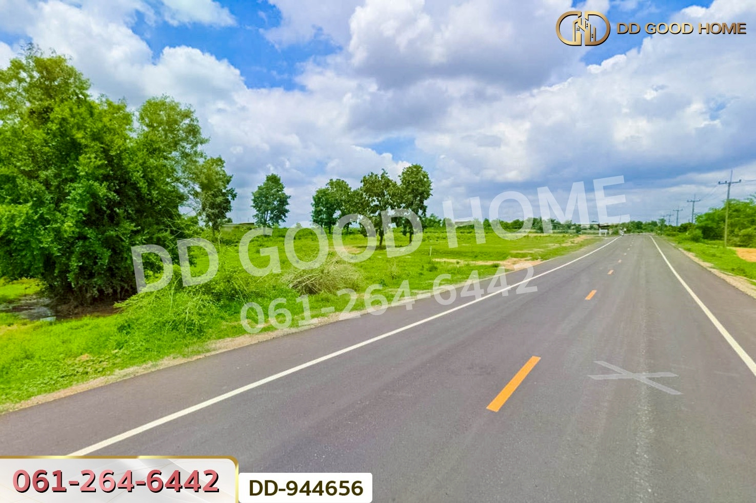 DD-944656 ที่ดินโนนสะอาด 66 ตร.ว.อุดรธานี ใกล้โรงเรียนบ้านหนองโก