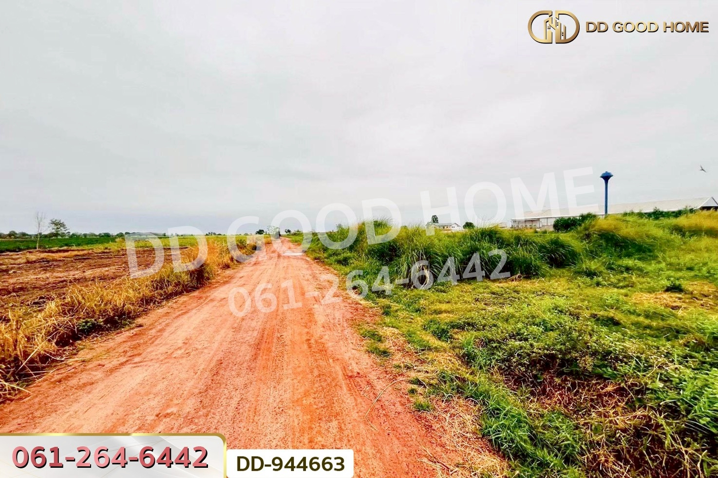 DD-944663 ที่ดินหนองหว้า 44 ไร่ 119 ตร.ว. กุมภวาปี อุดรธานี ใกล้สำนักงานเทศบาลตำบลห้วยเกิ้ง