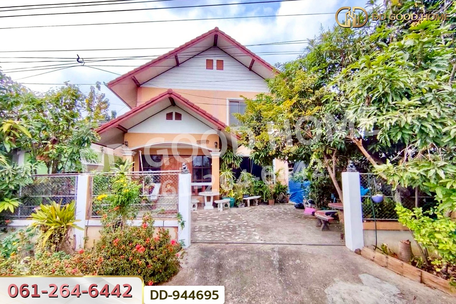 DD-944695 บ้านเดี่ยว เมืองลำพูน ซ.เทศบาลตำบลอุโมง 51 ใกล้สำนักงานสาธารณสุข จ.ลำพูน