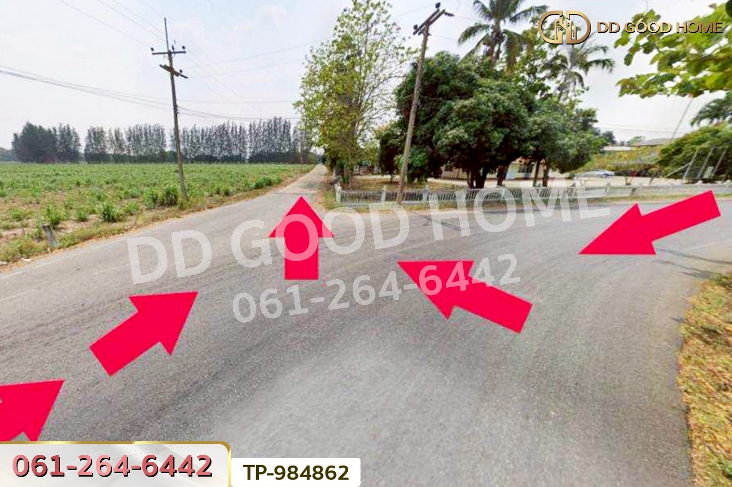 LU-984862 ที่ดินท่าม่วง 22 ไร่ 14 ตร.ว. กาญจนบุรี ใกล้โรงพยาบาลส่งเสริมสุขภาพตำบลนพกิจโกศล