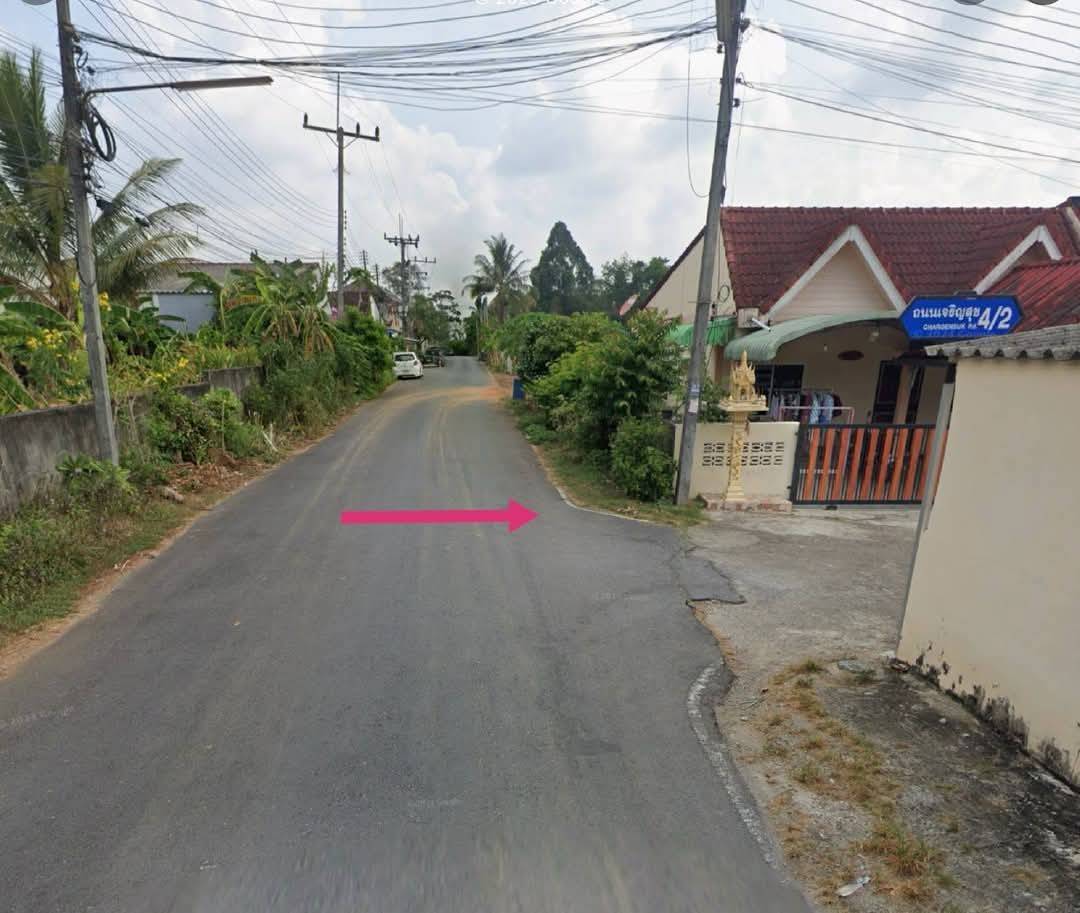 ขายทาวน์เฮ้าส์ชั้นเดียว 1 คูหา ใจกลางเมือง ทำเลดี จังหวัดกระบี่ 