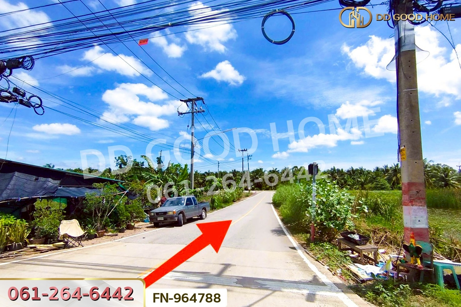 FN-964788 ที่ดินบ้านแพ้ว 2 ไร่ สมุทรสาคร ใกล้วัดกระโจมทอง