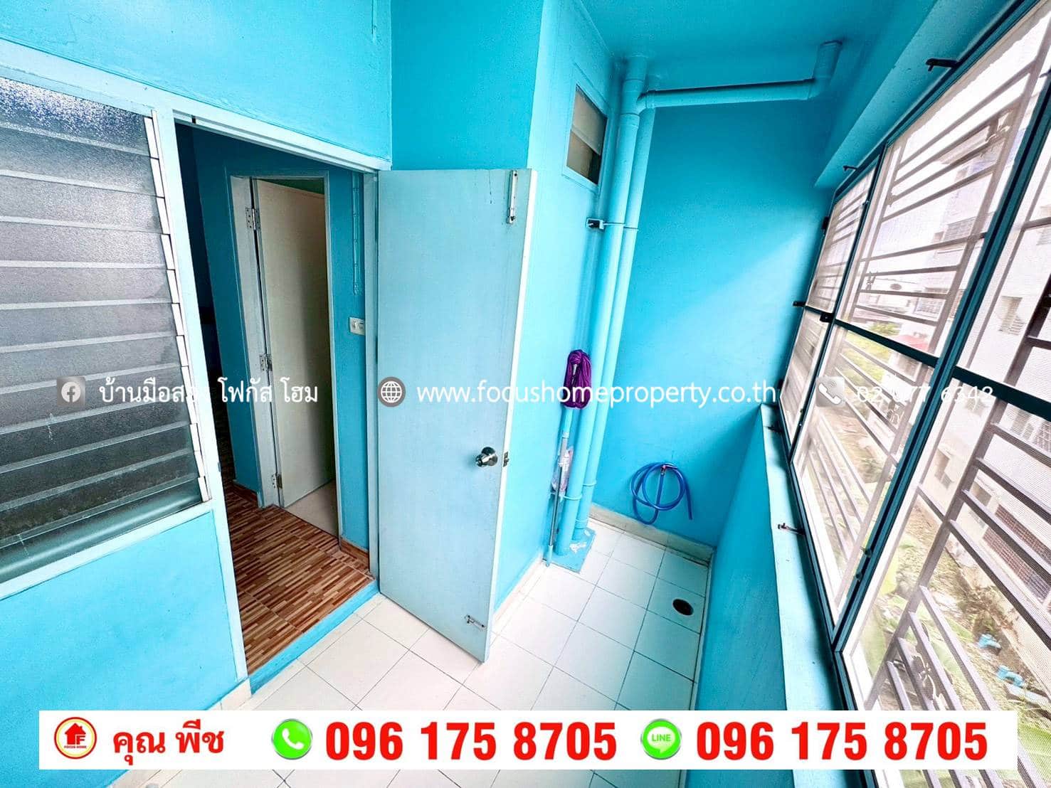 ขาย เอื้ออาทร ลาดหลุมแก้ว ห้องมุม อาคาร 60 ชั้น 3