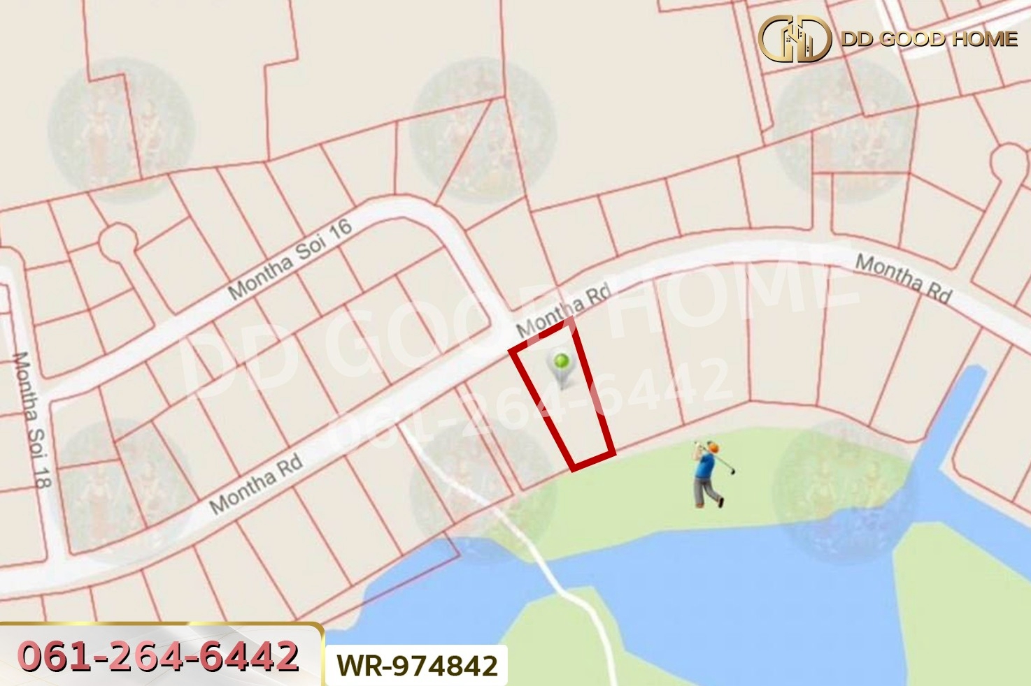 WR-974842 ที่ดินนครชัยศรี 294 ตร.ว. หมู่บ้านกฤษดานคร 26 นครปฐม ใกล้เซ็นทรัลศาลายา