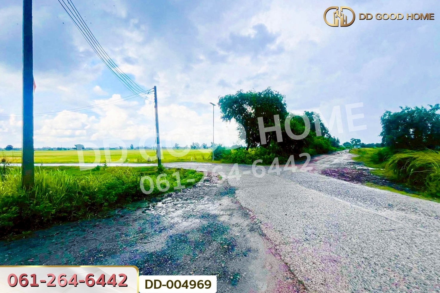 DD-004969 ที่ดินศีรษะกระบือ 52 ตร.ว. องครักษ์ นครนายก ใกล้มหาวิทยาลัยศรีนครินทรวิโรฒ องครักษ์