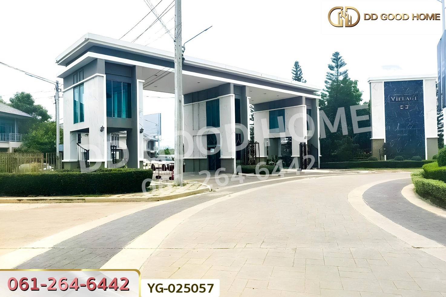 GF-025057 บ้านแฝด เจ วิลล่า วงแหวน-บางใหญ่ นนทบุรี ใกล้เซ็นทรัล เวสต์เกต