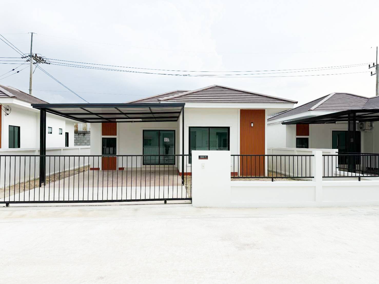 ขายบ้านเดี่ยวสวย มือ1 ชั้นเดียว 3 นอน 2 น้ำ โครงการ : ยู โฮม (U Home)  ทำเลทอง ใกล้อมตะ ชลบุรี 