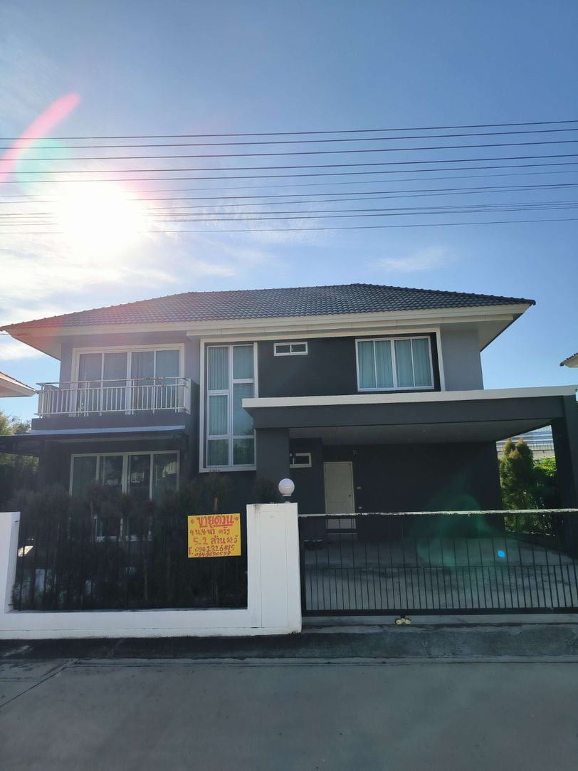 ขายบ้านเดี่ยว 2 ชั้น หมู่บ้านพฤษากาญจน์ 12  อำเภอเมือง จังหวัดกาญจนบุรี 