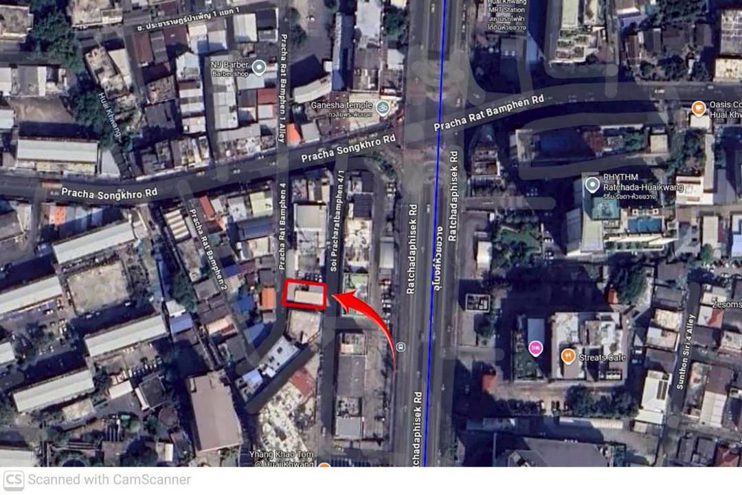 ขายที่ดินเปล่าใกล้ MRT ห้วยขวาง 50 เมตรราคาดีมากติดต่อผึ้งรติ 061-9419-639