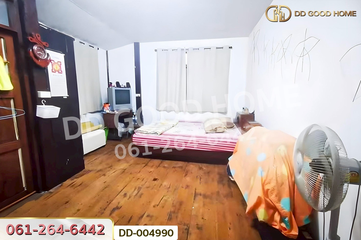 DD-004990 ที่ดินพร้อมสิ่งปลูกสร้างพรานกระต่าย 1 ไร่ 76 ตร.ว. กำแพงเพชร ใกล้โรงพยาบาลส่งเสริมสุขภาพตำบลวังควง
