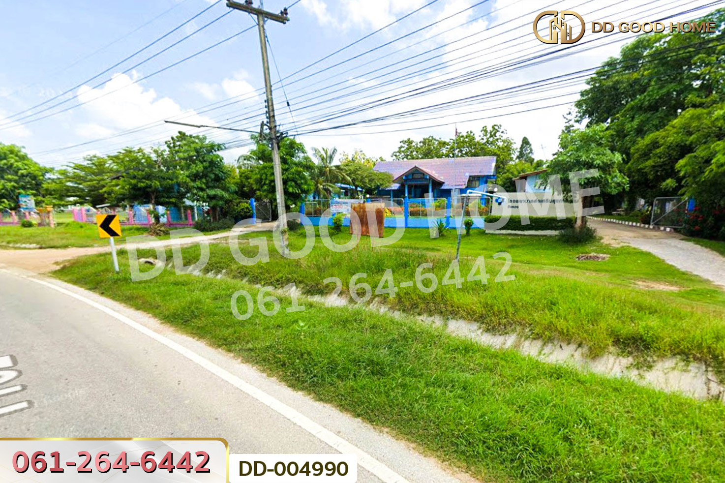 DD-004990 ที่ดินพร้อมสิ่งปลูกสร้างพรานกระต่าย 1 ไร่ 76 ตร.ว. กำแพงเพชร ใกล้โรงพยาบาลส่งเสริมสุขภาพตำบลวังควง