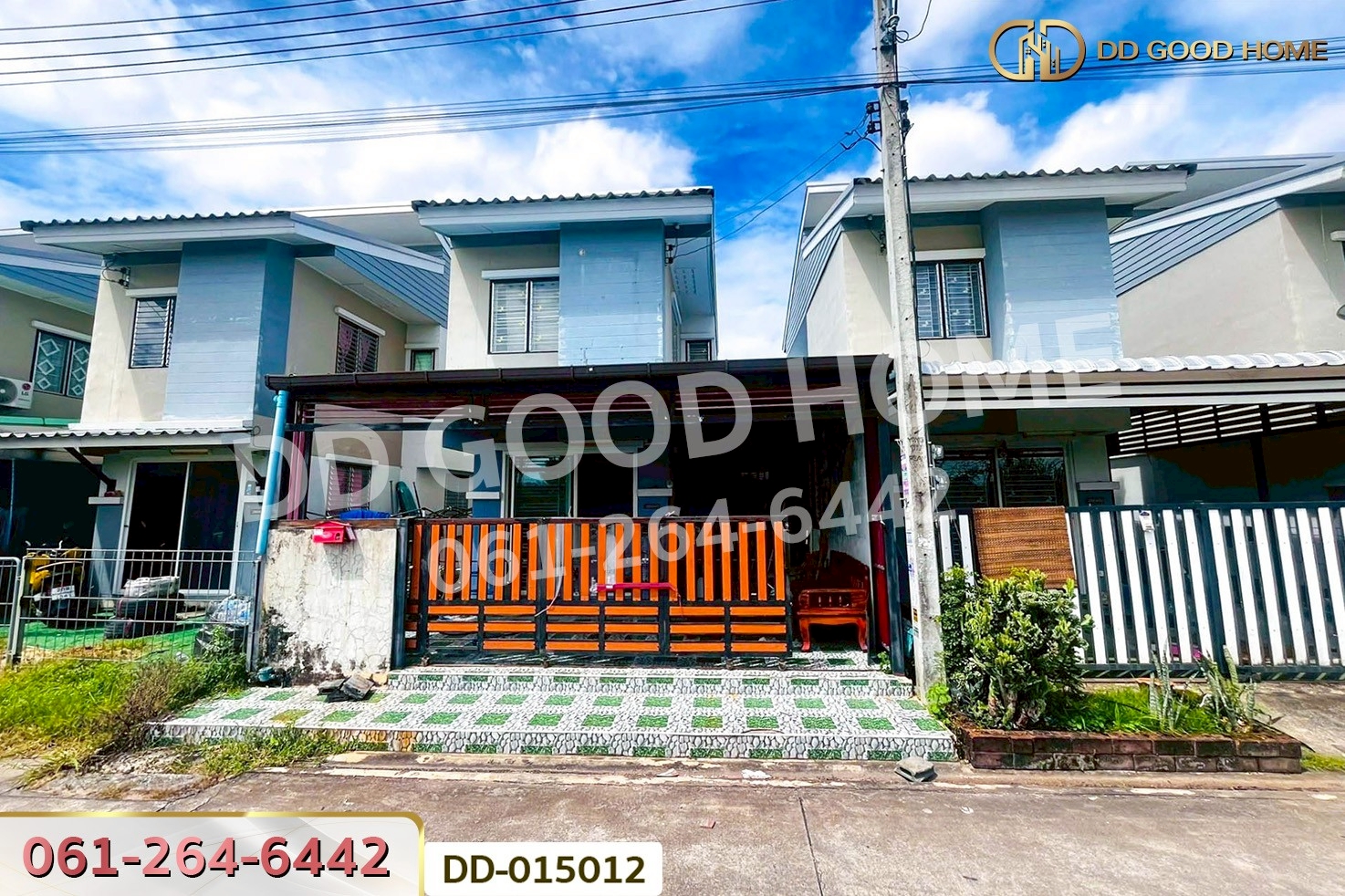 DD-015012 บ้านเดี่ยว บ้านเอื้ออาทรเคหะบ่อวิน ศรีราชา-บ่อวิน ชลบุรี ใกล้ตลาดใหม่พันเสด็จใน