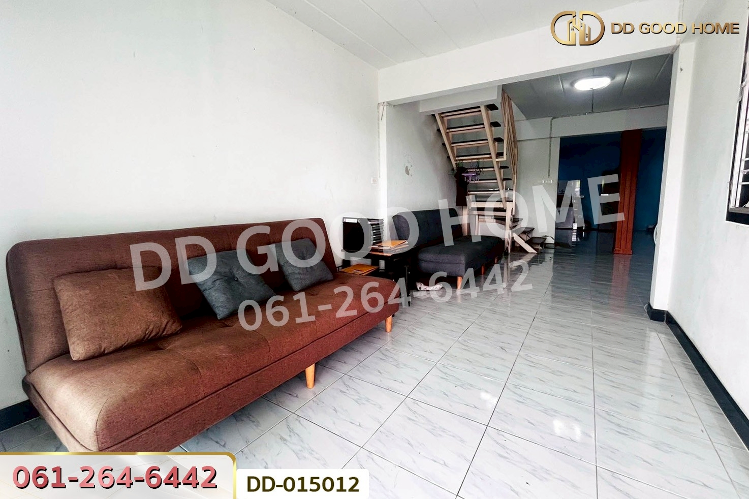 DD-015012 บ้านเดี่ยว บ้านเอื้ออาทรเคหะบ่อวิน ศรีราชา-บ่อวิน ชลบุรี ใกล้ตลาดใหม่พันเสด็จใน