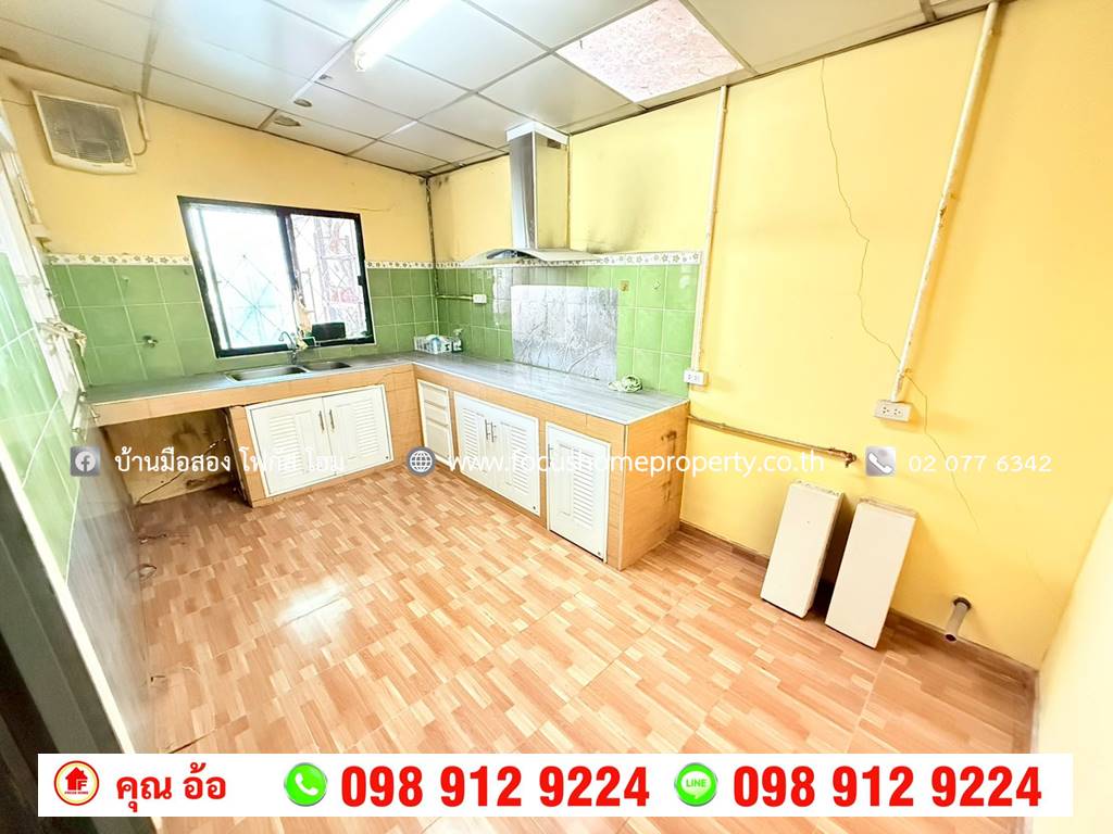 ขาย บ้านแฝด 2 ชั้น หลังมุม หมู่บ้าน เปี่ยมสุข 2 ปากเกร็ด