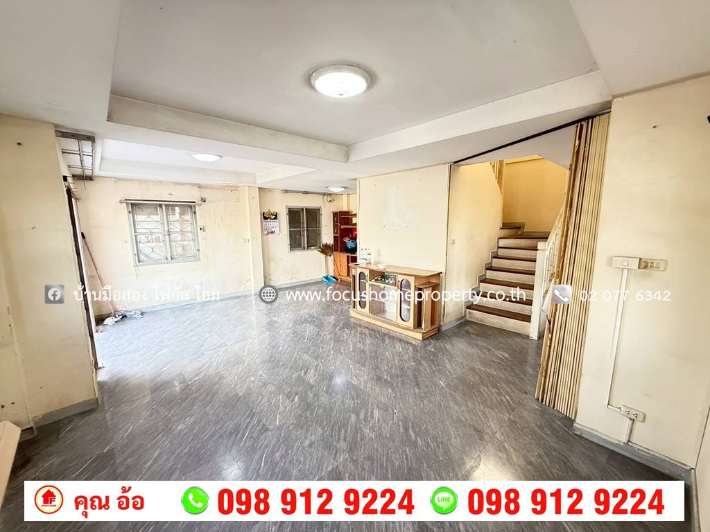 ขาย บ้านแฝด 2 ชั้น หลังมุม หมู่บ้าน เปี่ยมสุข 2 ปากเกร็ด