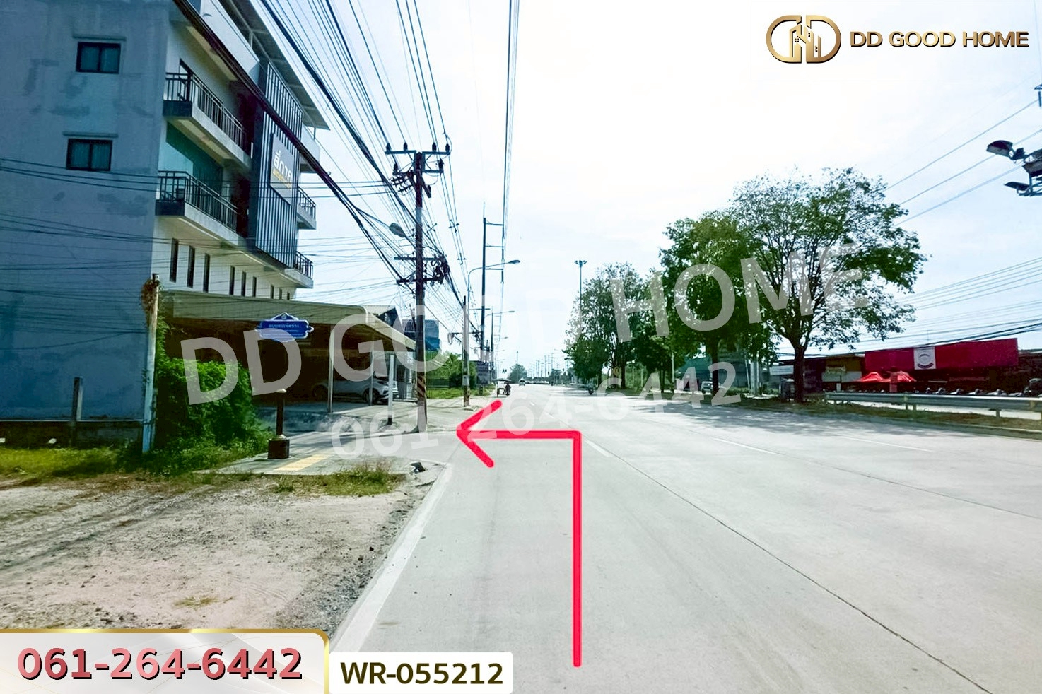 WR-055212 ที่ดินห้วยโป่ง 1 ไร่ 35 ตร.ว. เมืองระยอง ใกล้วิทยาลัยเทคนิคนิคมอุตสาหกรรมระยอง