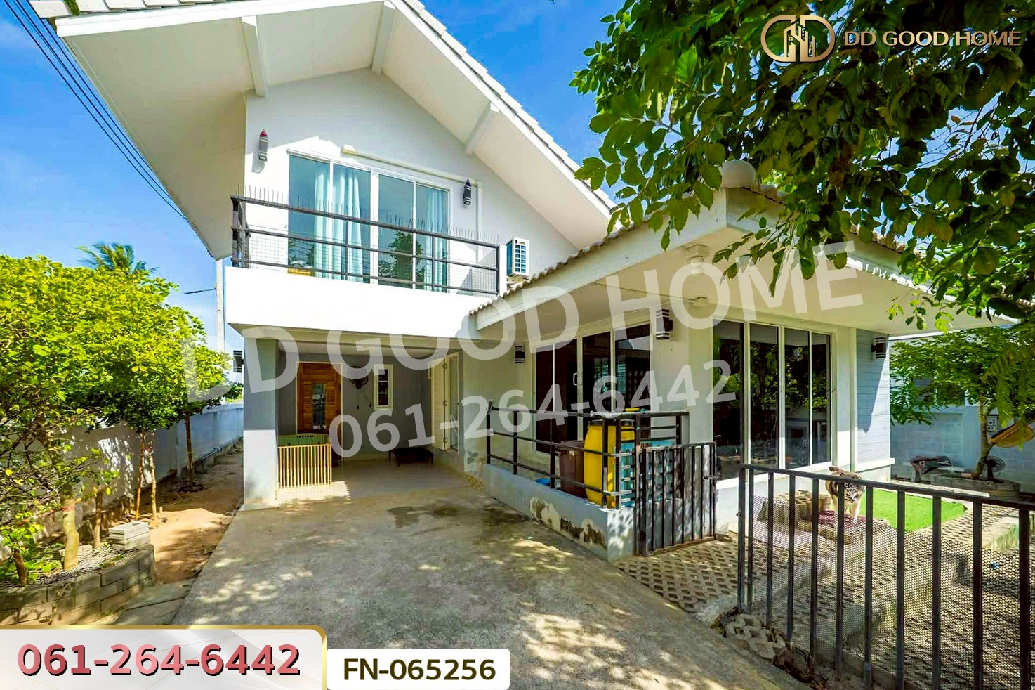 FN-065256 บ้านเดี่ยว บ้านระเบียงขาว หัวหิน ใกล้ สวนน้ำ แบล็ค เมาน์เทน