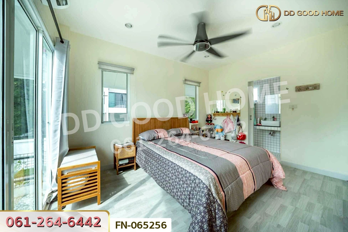 FN-065256 บ้านเดี่ยว บ้านระเบียงขาว หัวหิน ใกล้ สวนน้ำ แบล็ค เมาน์เทน