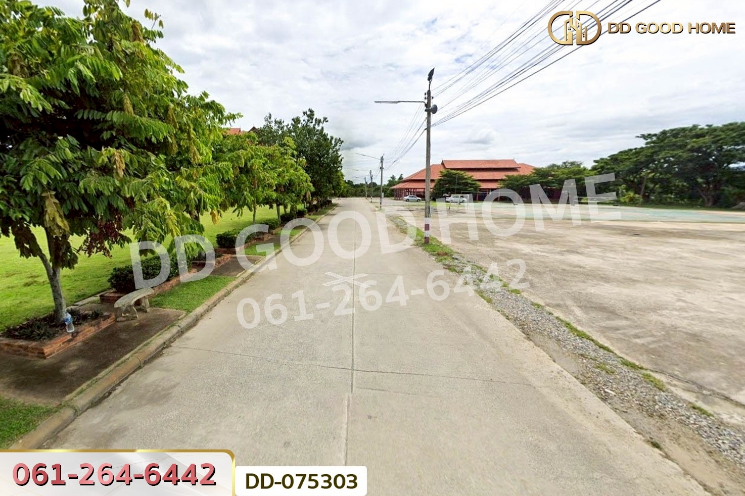 DD-075303 ที่ดินริมปิง 2 ไร่ 116 ตร.ว. ลำพูน ใกล้วัดพระธาตุหริภุญชัย วรมหาวิหาร