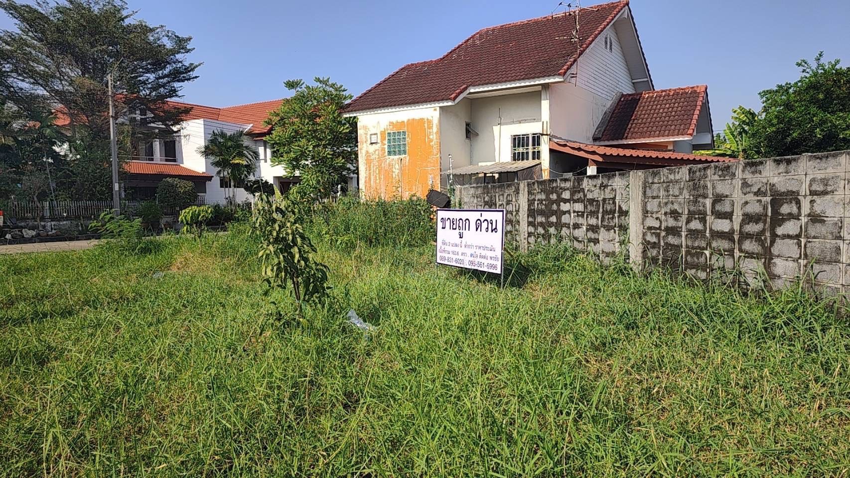 ขายที่ดินติดกัน2เเปลง (ต่ำกว่าราคาประเมินราชการ) อยู่ในโครงการปัญญาเลคโฮม เขตมีนบุรี กรุงเทพมหานคร