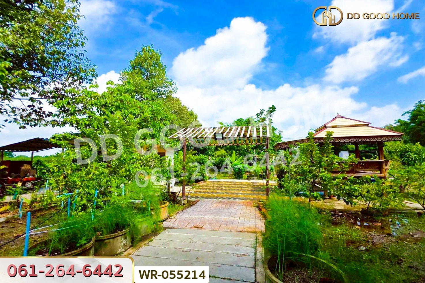 WR-055214 ที่ดินพร้อมสิ่งปลูกสร้างดอนตูม 3 ไร่ 207 ตร.ว. นครปฐม ใกล้สำนักงานที่ดินจังหวัดนครปฐม สาขาบางเลน