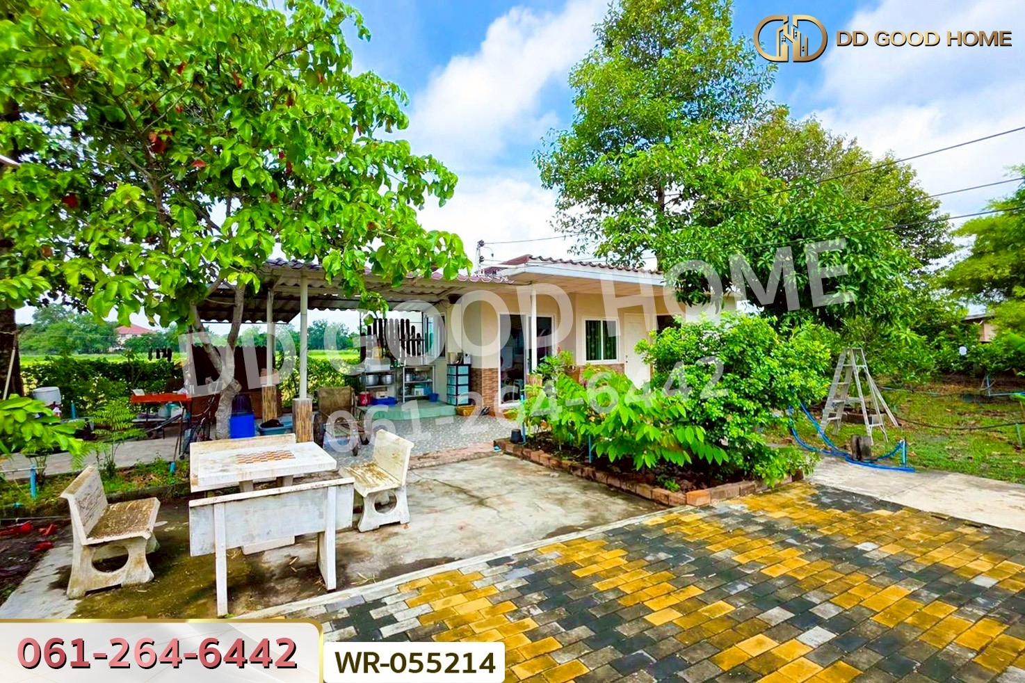 WR-055214 ที่ดินพร้อมสิ่งปลูกสร้างดอนตูม 3 ไร่ 207 ตร.ว. นครปฐม ใกล้สำนักงานที่ดินจังหวัดนครปฐม สาขาบางเลน