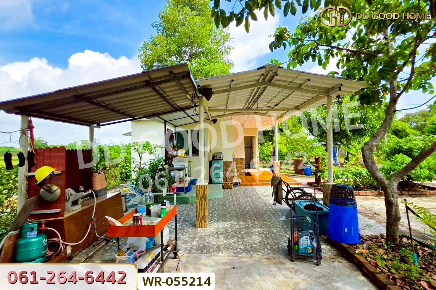 WR-055214 ที่ดินพร้อมสิ่งปลูกสร้างดอนตูม 3 ไร่ 207 ตร.ว. นครปฐม ใกล้สำนักงานที่ดินจังหวัดนครปฐม สาขาบางเลน