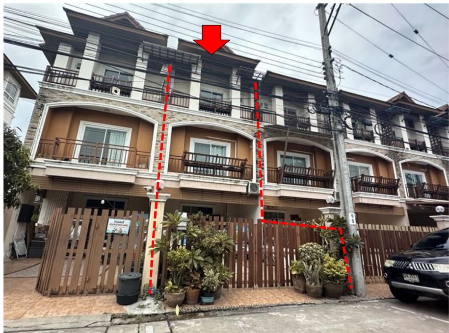 ขายทาวน์เฮ้าส์ 3 ชั้น โครงการนนทรีเพลส ทำเลดี  อำเภอเมืองนนทบุรี จังหวัดนนทบุรี