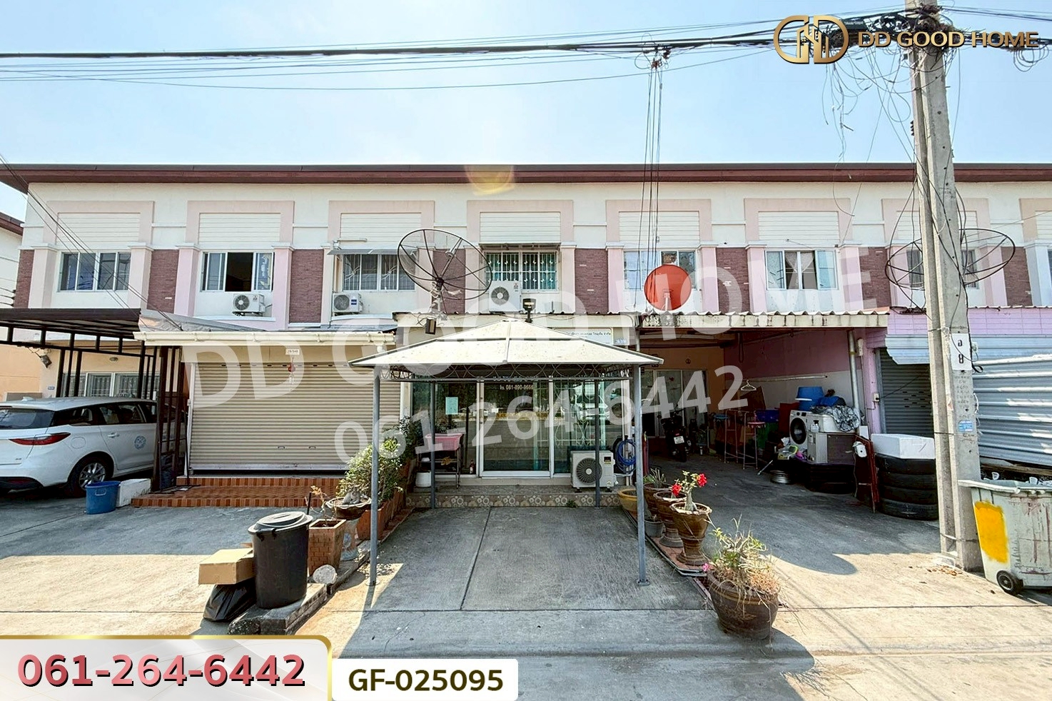 GF-025095 ทาวน์เฮ้าส์ ซื่อตรง บางบัวทอง-340 นนทบุรี ใกล้ตลาดสมบัติบุรี