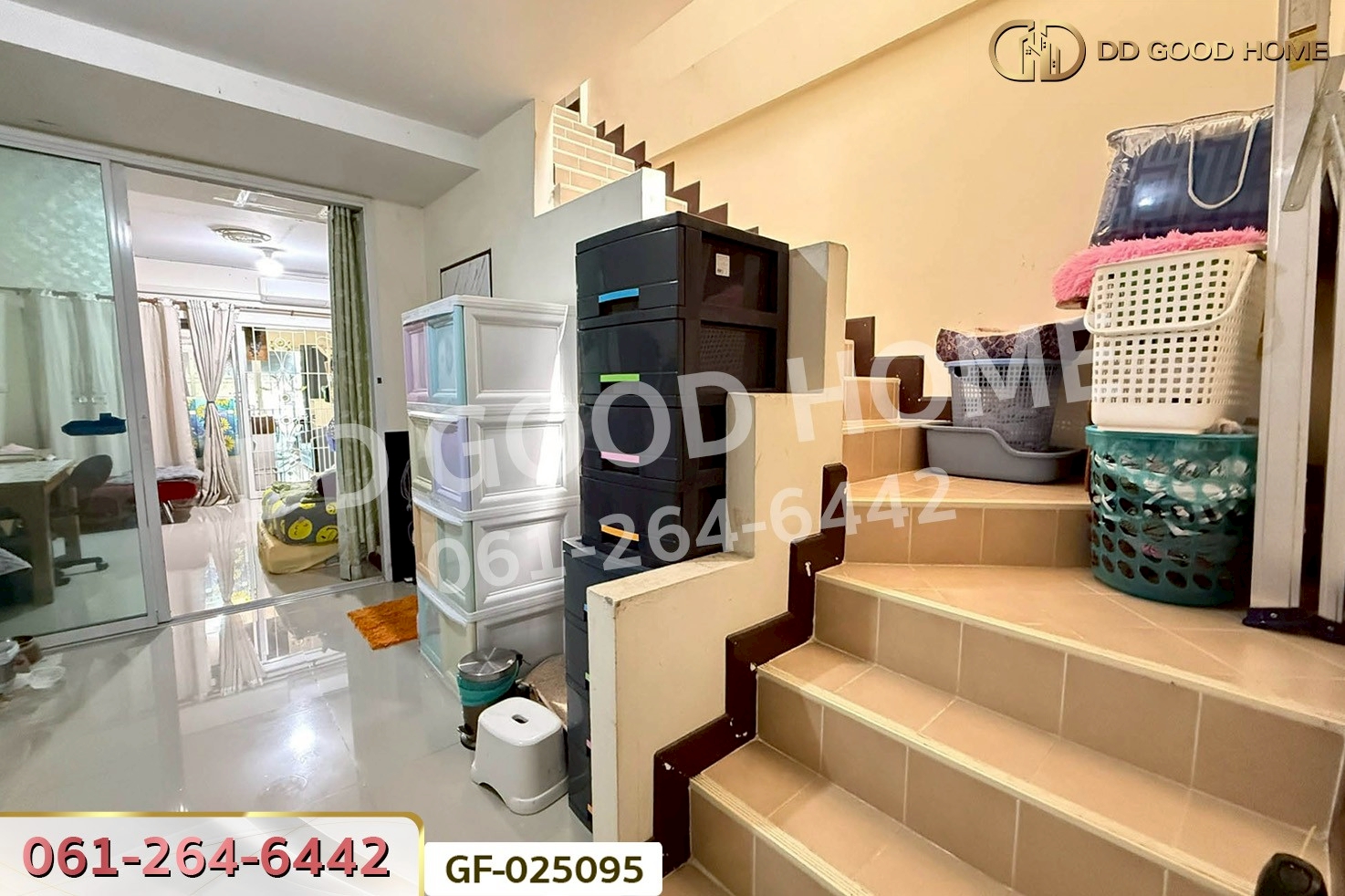GF-025095 ทาวน์เฮ้าส์ ซื่อตรง บางบัวทอง-340 นนทบุรี ใกล้ตลาดสมบัติบุรี