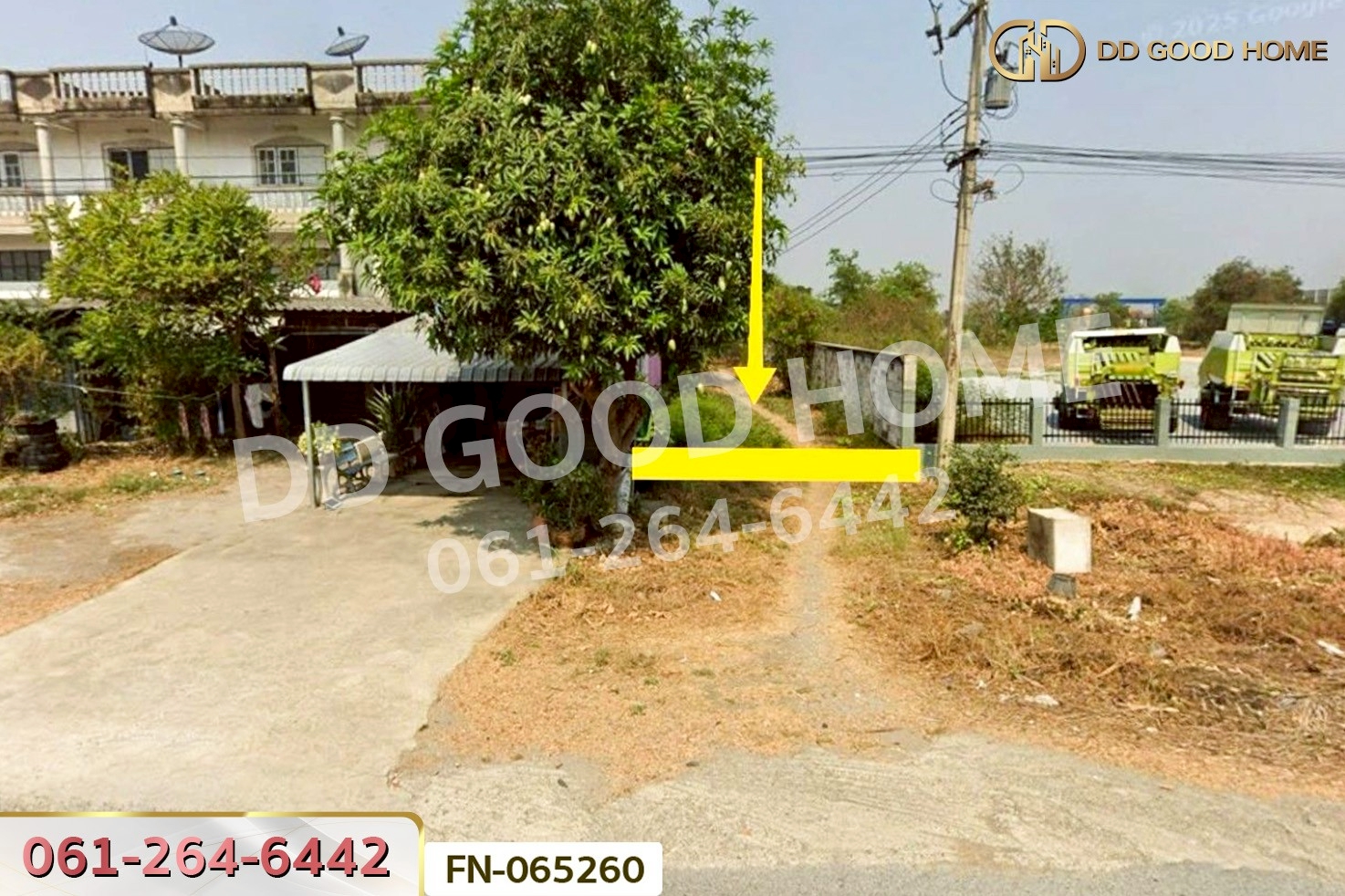 FN-065260 ที่ดินสามชุก 103.8 ตร.ว. สุพรรณบุรี ใกล้ตลาดสามชุก