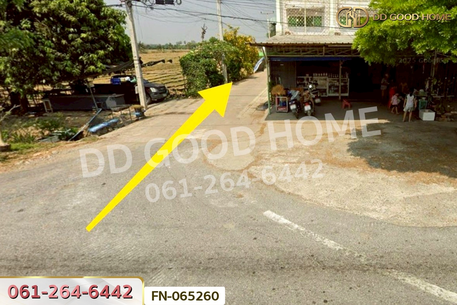 FN-065260 ที่ดินสามชุก 103.8 ตร.ว. สุพรรณบุรี ใกล้ตลาดสามชุก