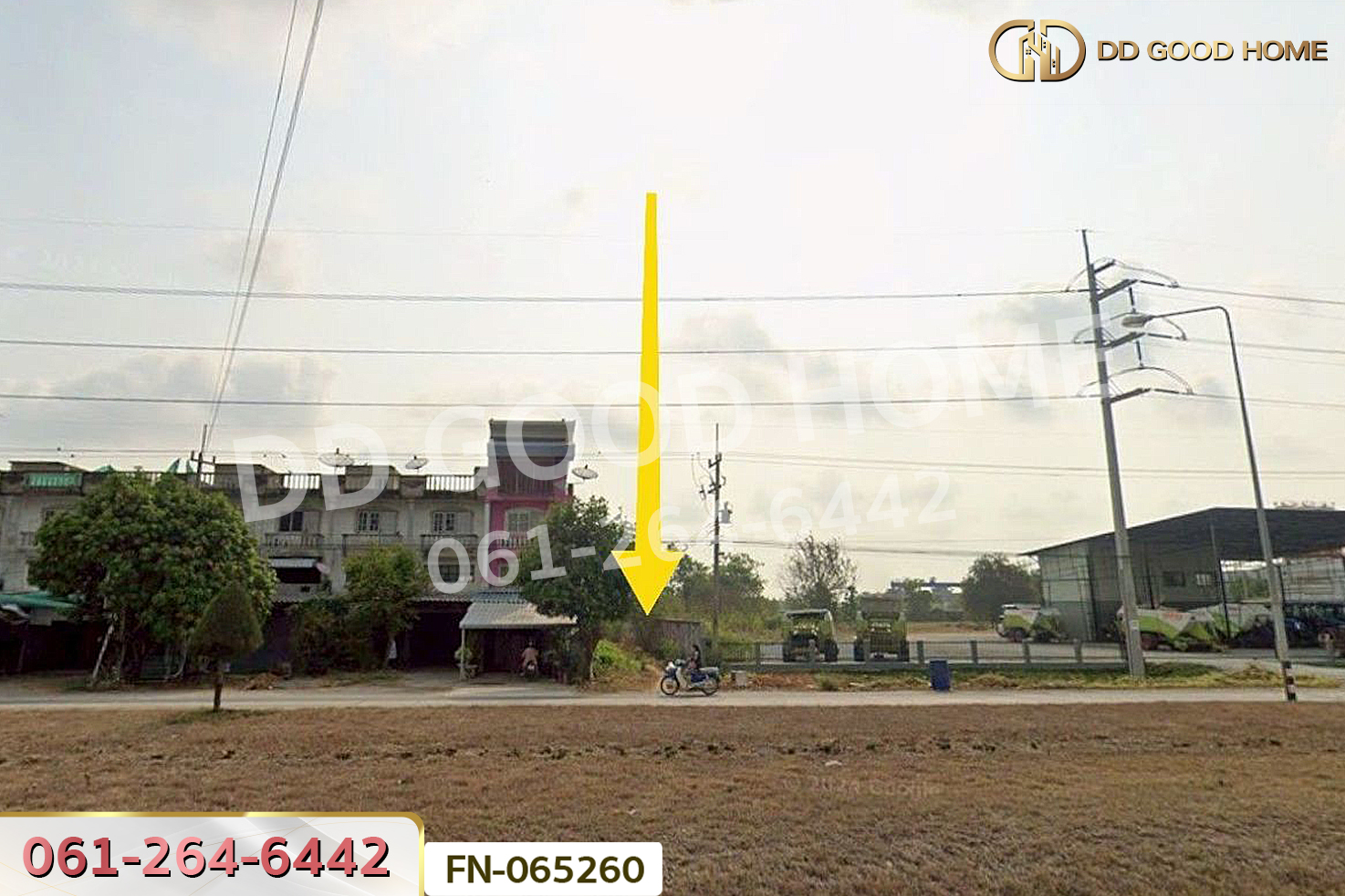 FN-065260 ที่ดินสามชุก 103.8 ตร.ว. สุพรรณบุรี ใกล้ตลาดสามชุก