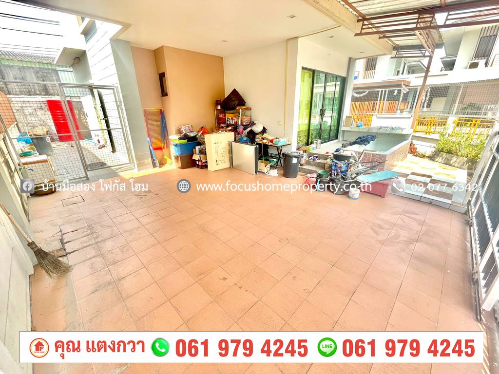 ขาย บ้านแฝด หลังมุม หมู่บ้าน สถาพร รังสิต